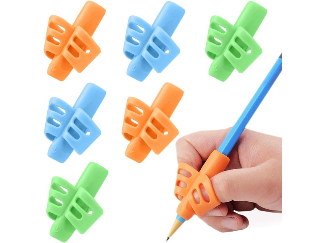 Corrector de postura para sujetar el lápiz para niños, juego de 6 piezas, Cuich