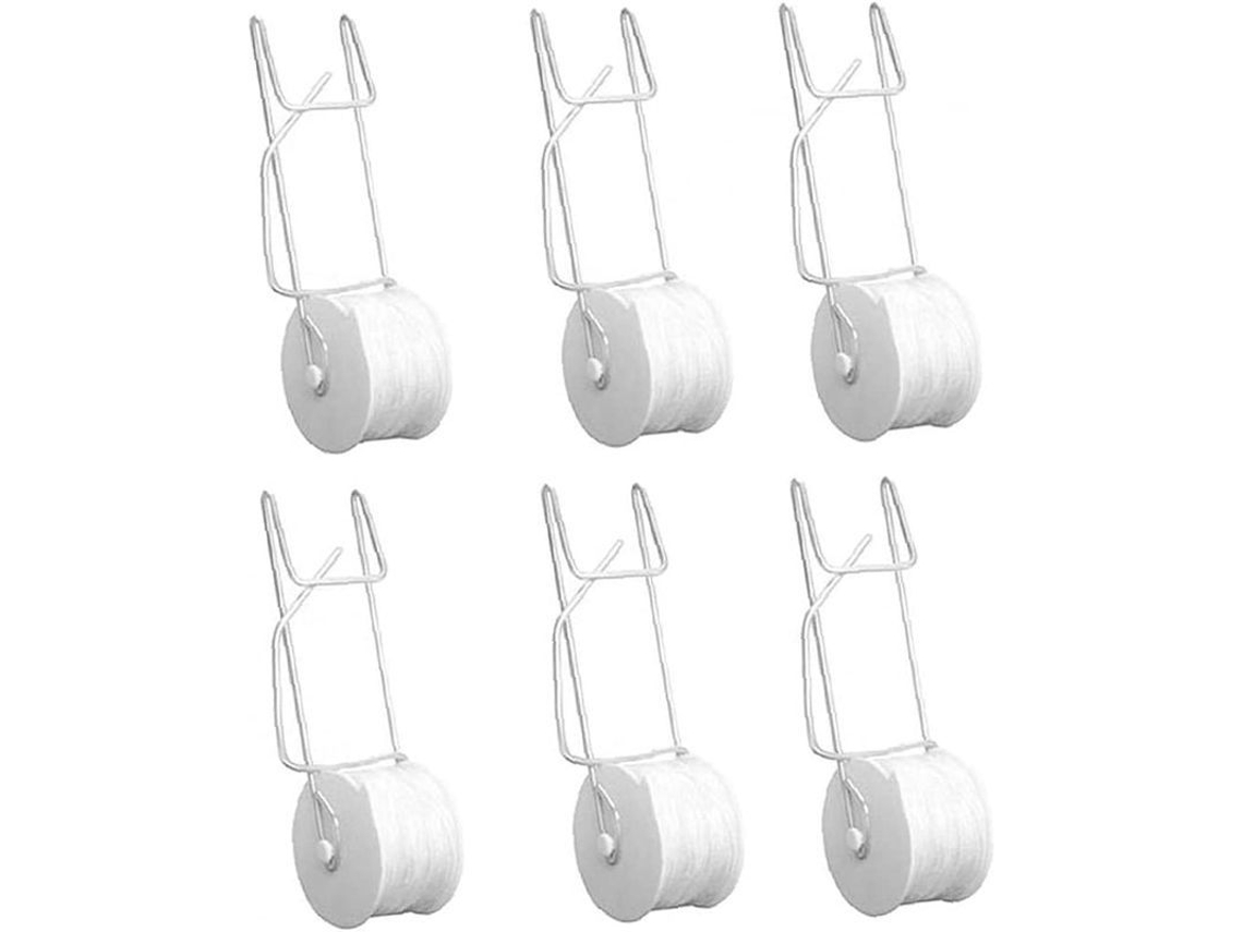 Ganchos De Rodillos Para Plantas, 6pcs Ganchos De Jardin Para Tomate, Verduras, Invernadero Y Enredaderas