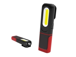 Linterna Led Recargable 2 En 1 Con Base Magnética Y Gancho, 5w Cob Y 3w Led Para Taller Hogar Campamento