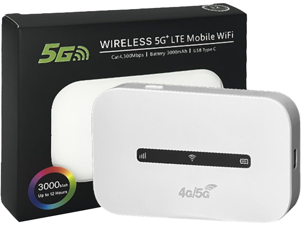 Router Wi-Fi Hotspot 4G LTE con batería de 3000 mAh - Dispositivo de Internet SFUSHOS