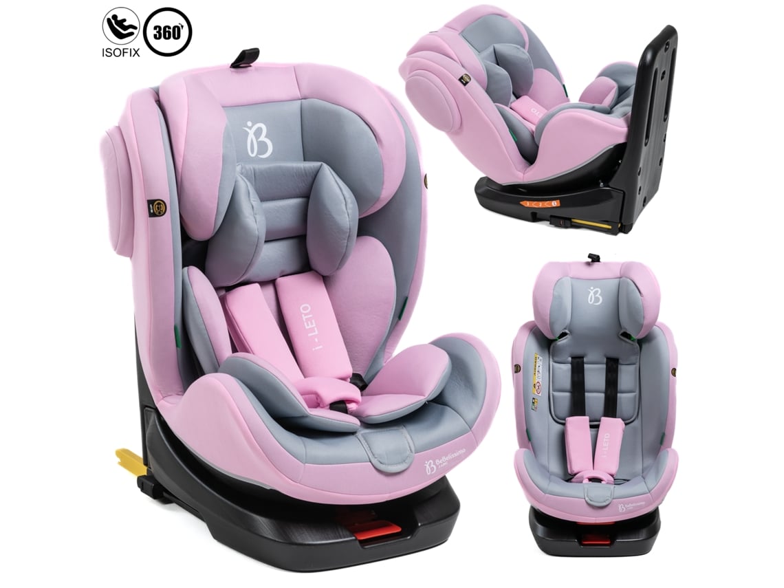 Silla de coche para bebé con Isofix giratoria 360° (grupo 0+/1/2/3) - Bebelissimo I-leto - 40-150 cm