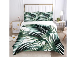 Funda Nórdica Estampado Juego Ropa Cama Funda Almohada Diseño Microfibra Diseño Juego 140x200cm