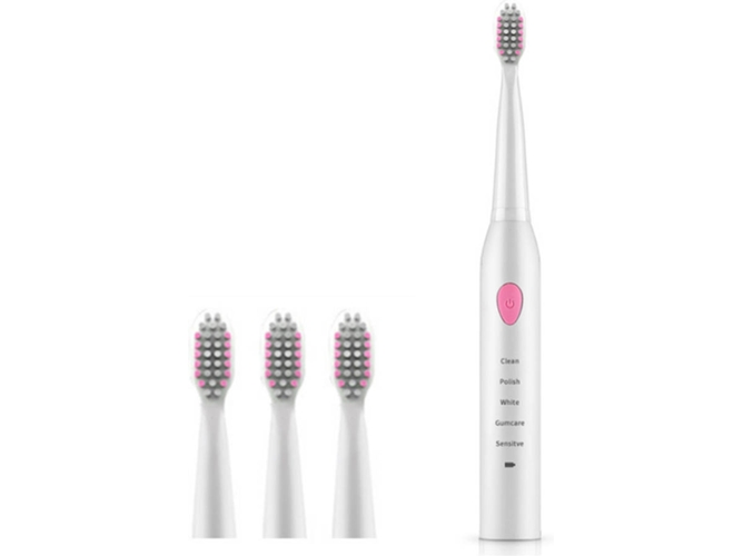Cepillo de Dientes Eléctrico WJS White Pink