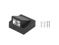 Lámpara De Pared Led Decorativa Impermeable Ip67, 90-265v, Para Exteriores, Jardín Y Patio, Luz Blan