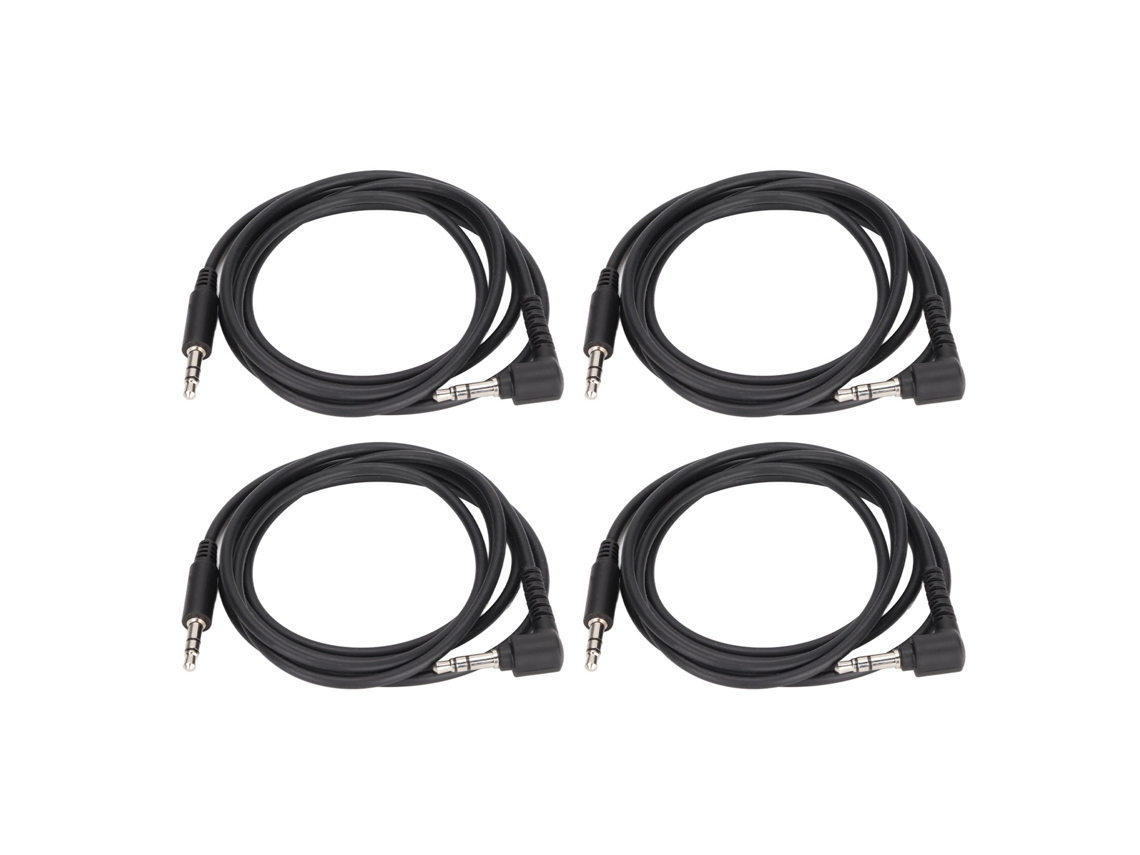 4 Cables Aux De 3,5 Mm Macho A Macho Para Audio Auxiliar, Para Estéreo De Coche, Auriculares Y Altavoces.