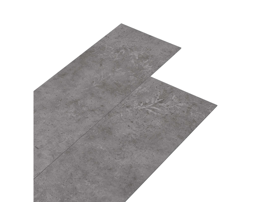 Maison Exclusive - Tableros De Suelo 36 Pcs Gris Concreto 5,02 M² Pvc