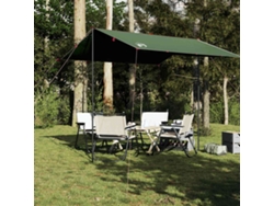 Lona De Camping Impermeable Verde 300x294 Cm