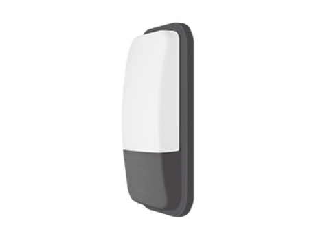 Paredes-A 15W 3000K IP65 Luz de pared gris BRAYTRON