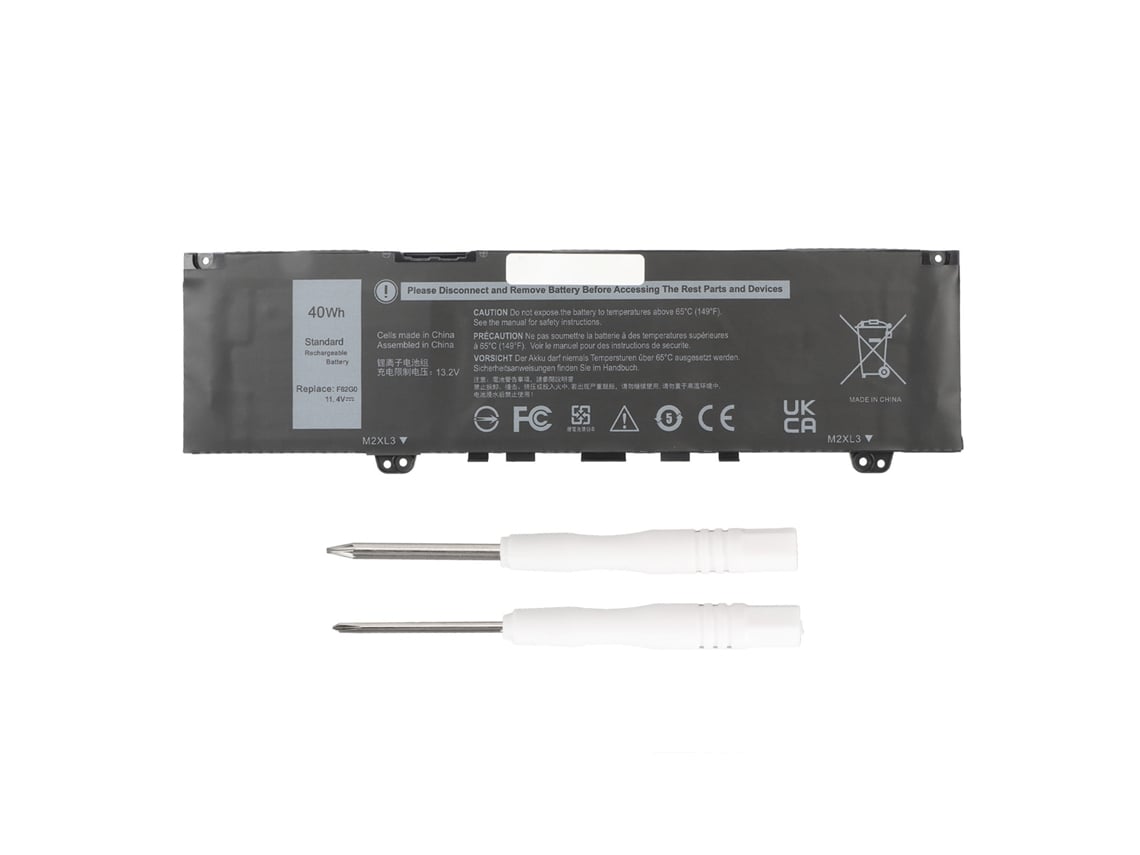 Batería De Portátil Compatible Con Series Dell Inspiron/vostro, Batería De Reemplazo De 40wh
