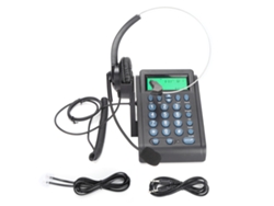 Teléfono Con Cable Ht910 Para Centros De Llamadas Con Auriculares Omnidireccionales Para Uso En La Oficina Y El Hogar.