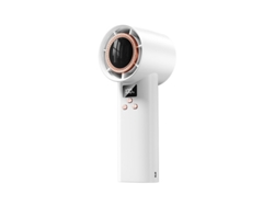 Ventilador Portátil Mini De Alta Velocidade Com Display Digital, Turbina, Vento Forte E Resfriamento Rápido
