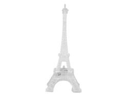 NEVEANCE Luz LED Torre Eiffel Decoración Lámpara Colorida Toppers para Pasteles Regalo (7 Colores Pequeño)