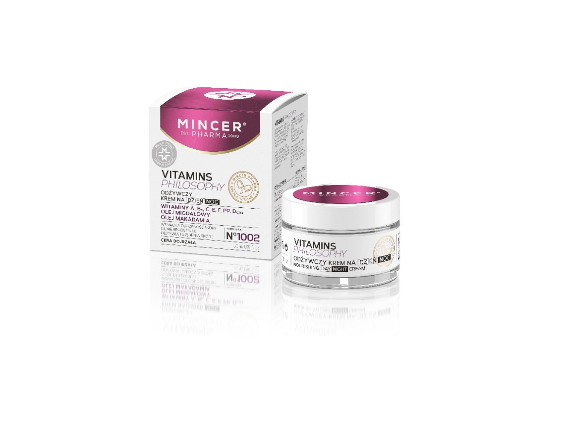Crema de día/noche con fórmula nutritiva Mincer Pharma n.° 1002, 50 ml