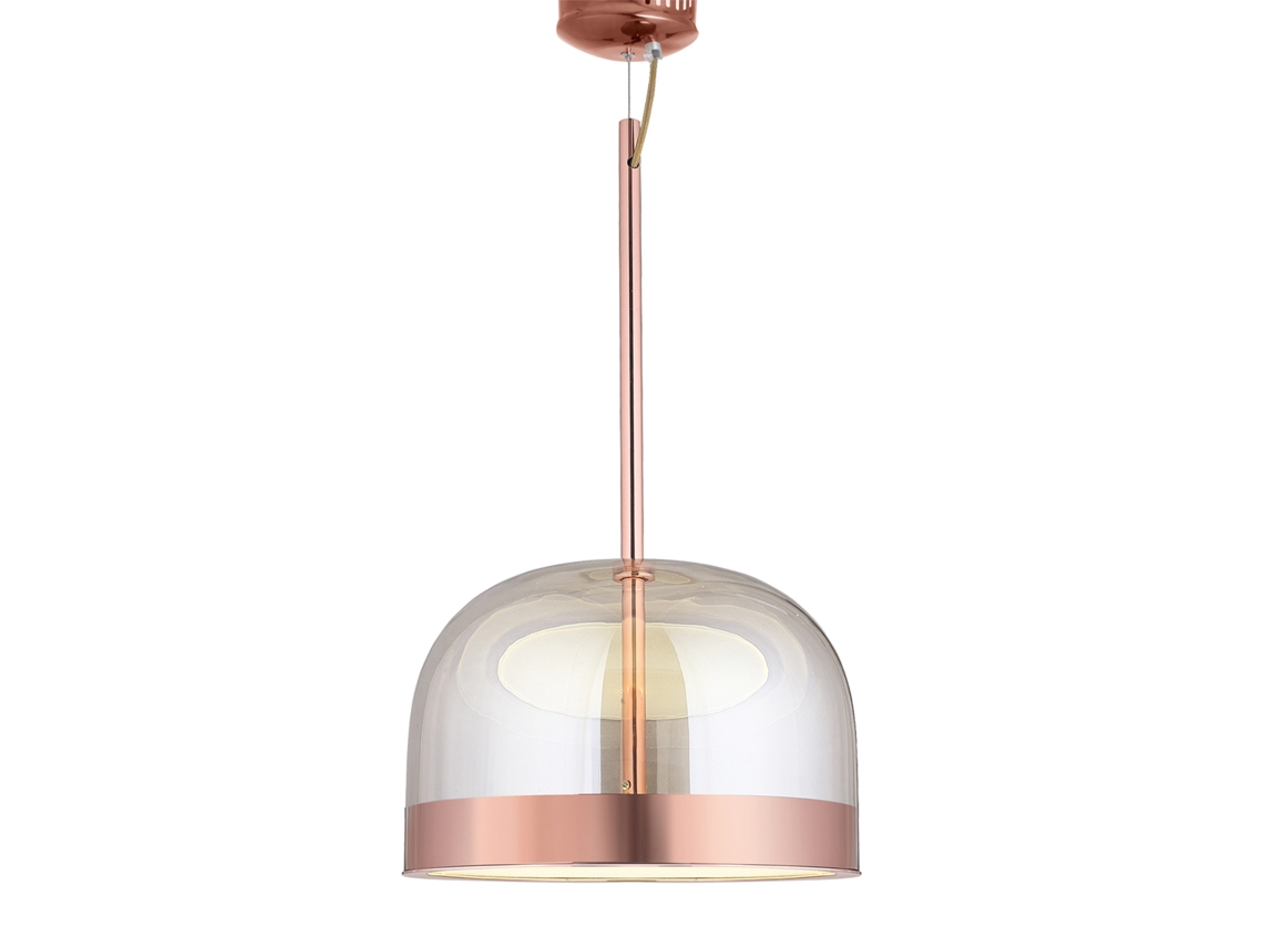 Lámpara Colgante Raychel LUMINECA 36X24 Cm Rosa