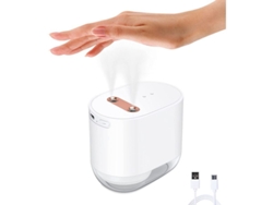 Dispensador Automático De Alcohol De Dos Orificios, 100 Ml/7,2 Oz, Sin Contacto, Recargable Por Usb.