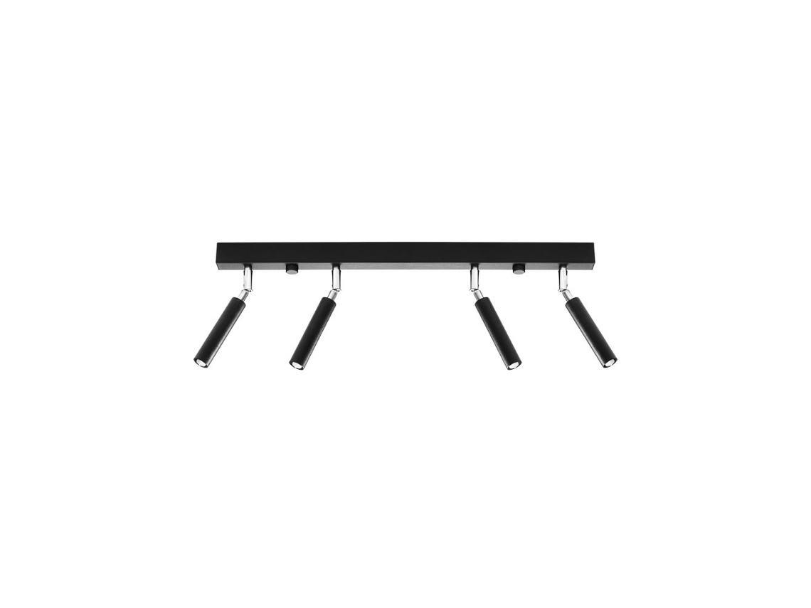 Sollux Sl.0900 Lámpara De Techo Eyetech 4 Negro