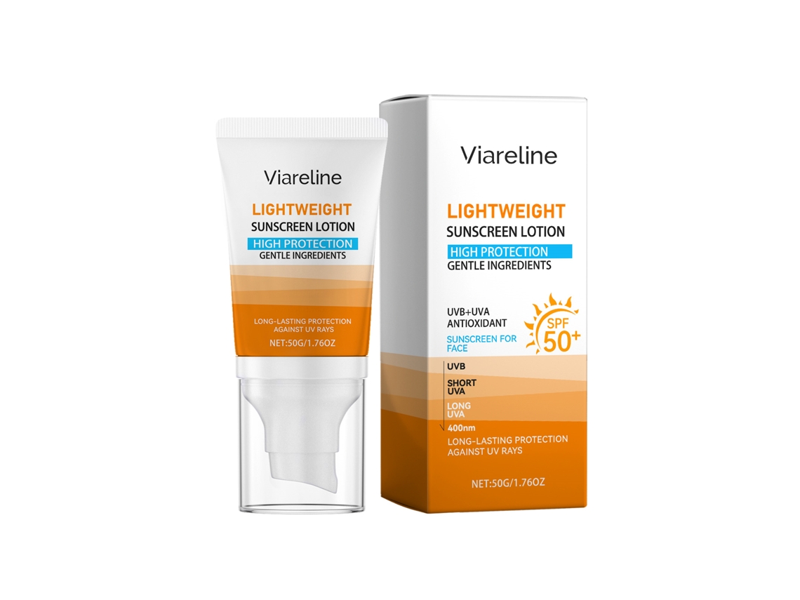 Loción protectora solar ligera