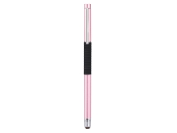 Lápiz capacitivo Stylograph 2 en 1 para pantalla táctil para iPhone, iPad y Samsung en oro rosa y dorado claro.