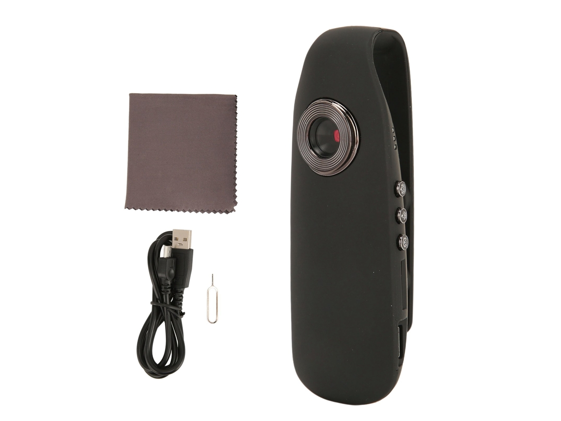 Câmera Corporal Mini Multifuncional 1080p Hd Gravador De Vídeo Redução De Ruído Para Polícia E Fiscalização