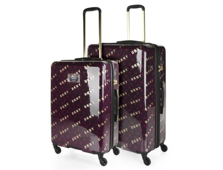 Juego De Maletas Pc DKNY DKNY-905 On Repeat aubergine-pink-gold (51,5X76,5X31 Cm - 103L)