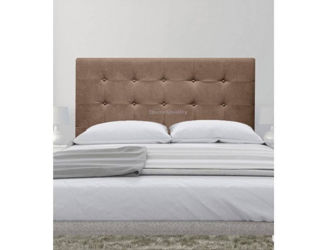 Cabecero DECORQUALITY Oslo (Marrón - Tejido Antimanchas - 105 x 70 cm)