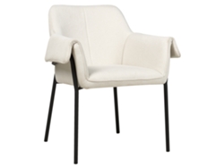 Sillón BELIANI Arla de Poliéster Blanco 62x63x82