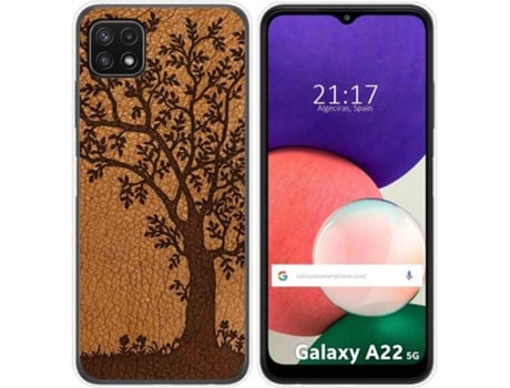 Carcasa Samsung Galaxy A22 5G TUMUNDOSMARTPHONE Cuero 03 Multicolor
