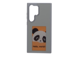 Capa De Celular Com Tela De Tinta Para Foto Nfc Projeção Smart S24 Ultra Proteção Inovadora Cinza