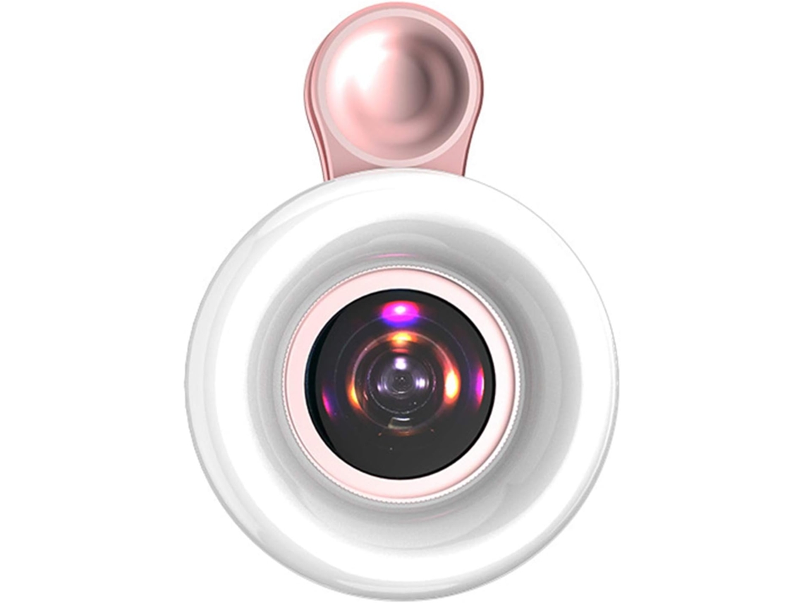 Anillo De Luz Led Portátil Para Selfies, Con Relleno Hd, Macro Y Regulable, Lámpara De Belleza Dorada