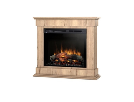 Chimenea LED eléctrica independiente LENOX 28' Roble claro 103 x 94 x 29 OUTINFIRE