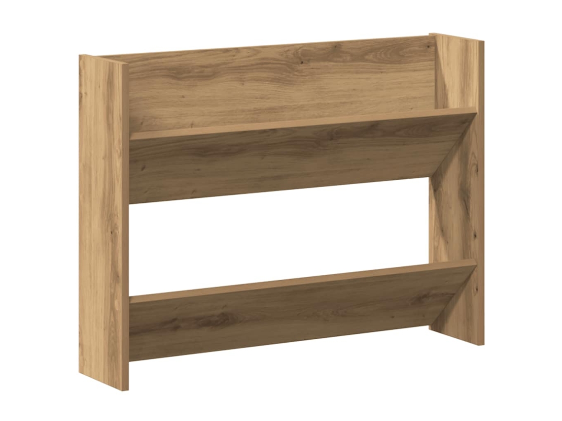Zapatero de pared fabricado en madera de roble artesanal, MAISON EXCLUSIVE, 80x18x60 cm