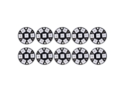 Placa De Desarrollo De Controlador Led Cjmcu 7 Bit Ws2812 5050 Rgb Redonda 10pcs