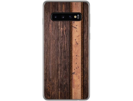 Carcasa Samsung Galaxy S10 Plus TUMUNDOSMARTPHONE Madera 05 Multicolor
