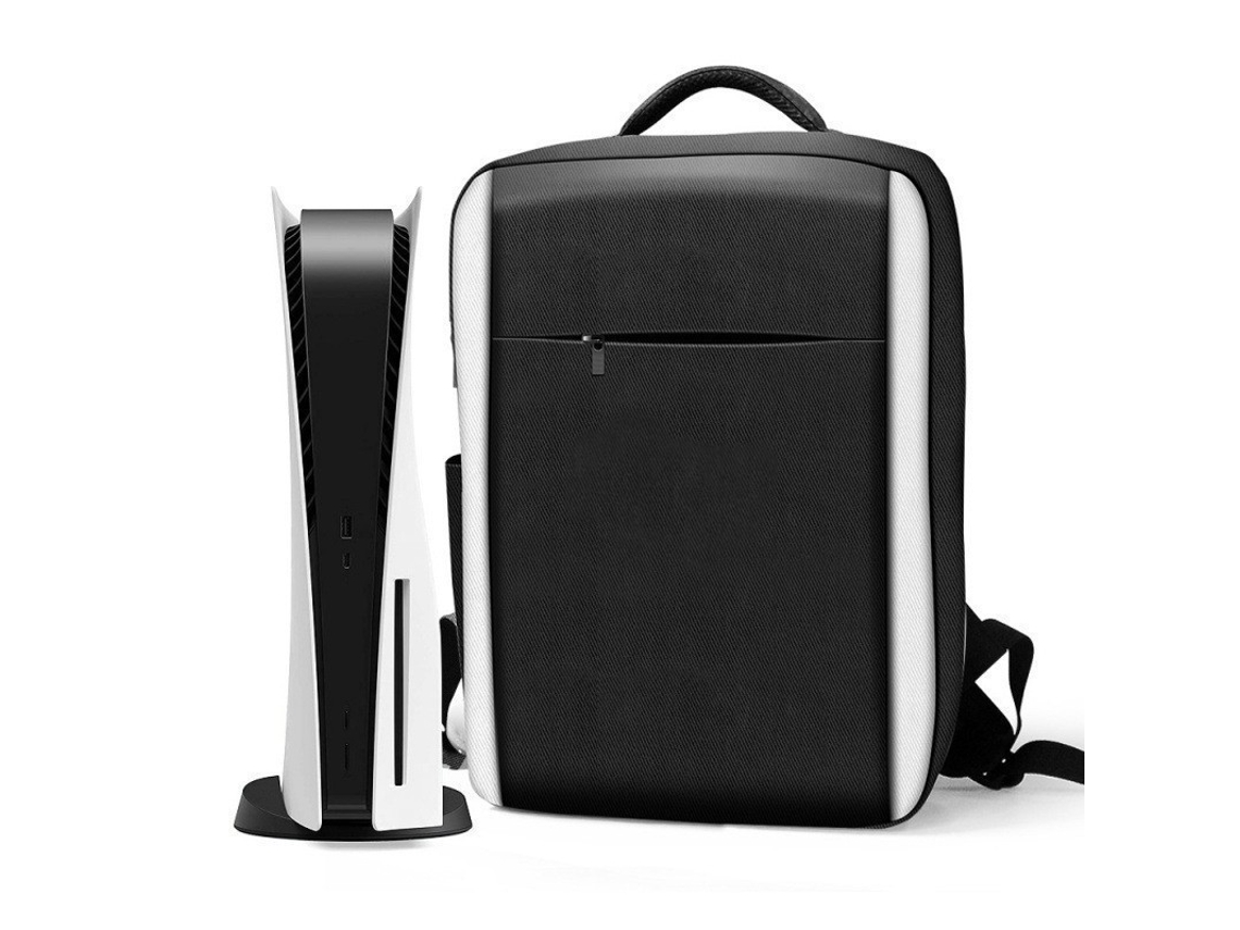 Mochila para consola de juegos PS5, impermeable, de gran capacidad, para accesorios de juegos Cuich