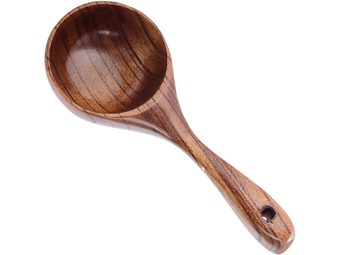 Utensilio De Cocina. Fabricado Con Una Artesanía Y Un Diseño Únicos, Fácil Y Cómodo De Usar, Cuchara De Agu...
