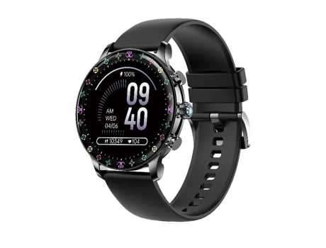 Smartwatches AUJEZON Y55 1 39 Pulgadas Pantalla HD Ip67 Resistente Al Agua para Iphone y Android Negro