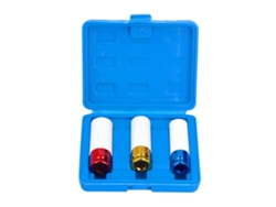Juego De 3 Llaves De Impacto Para Tuercas De Rueda De Acero C45 De Pared Delgada, Accionamiento Profundo, Kit Protector.