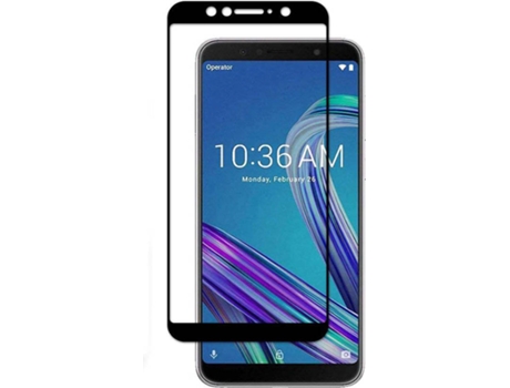 Protector Cristal Templado Asus Asus Zenfone Max Pro (M1) Zb601Kl /Zb602Kl Multi4You Full Cover 3D Negro