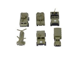 2026-modelos De Vehículos Militares A Escala 1:64, Camiones Tanque, Juguetes De Coches Para Niños, 6 Piezas/set