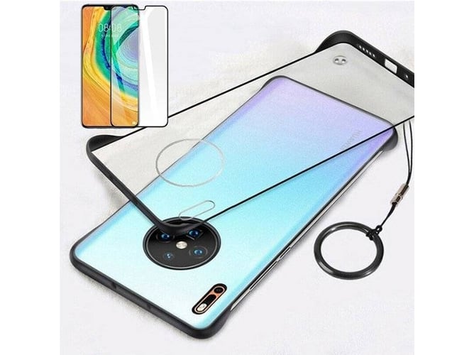 Funda + Protector Huawei Mate 30 Pro 5G Invisible Bumper (Transparente)