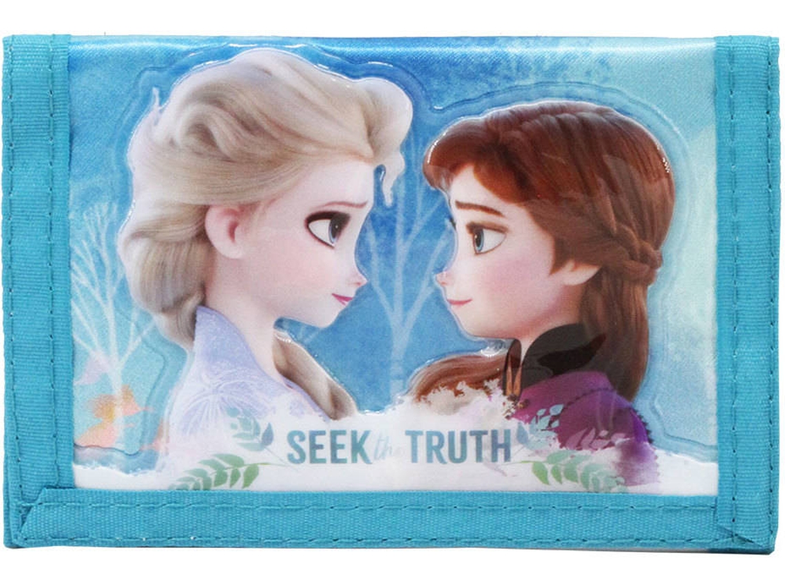 Cartera FROZEN 2 Seek (Azul - 9x12.5x2cm)