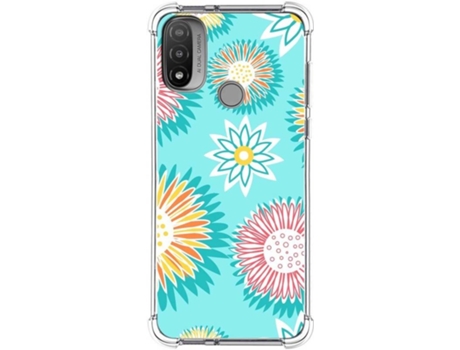 Carcasa Motorola Moto E20 TUMUNDOSMARTPHONE Dibujos Antigolpes Flores 05 Multicolor