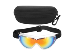 Gafas de natación para niños, antisalpicaduras, resistentes al viento, a la arena y a los rayos UV, blancas y rojas
