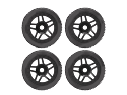 4 Neumáticos De Goma Para Coches Rc Con Gran Absorción De Impactos Y Resistencia Al Desgaste, Ruedas Todoterreno Rc A Escala 1:8, Arrma