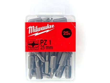 Punta de Atornillar MILWAUKEE Pz 1 X 25 Mm - 25 Pcs