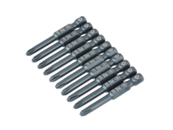 Conjunto De Bits De Parafusadeira De Cabeça Cruzada S2 Aço Ph2 1/4 Polegada 50mm 10pcs