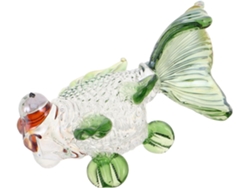 Figura Decorativa Carpa Cristal 93 24 5 48 72 Ornamental Estar Comedor Decoración Asiática Miniatura Regalo