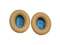 Almohadillas para auriculares Bose QC 25, esponja suave, amarillo y azul.