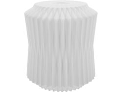 Lámpara colgante decorativa moderna 3D de plástico blanco - Pequeña - Redonda para techo