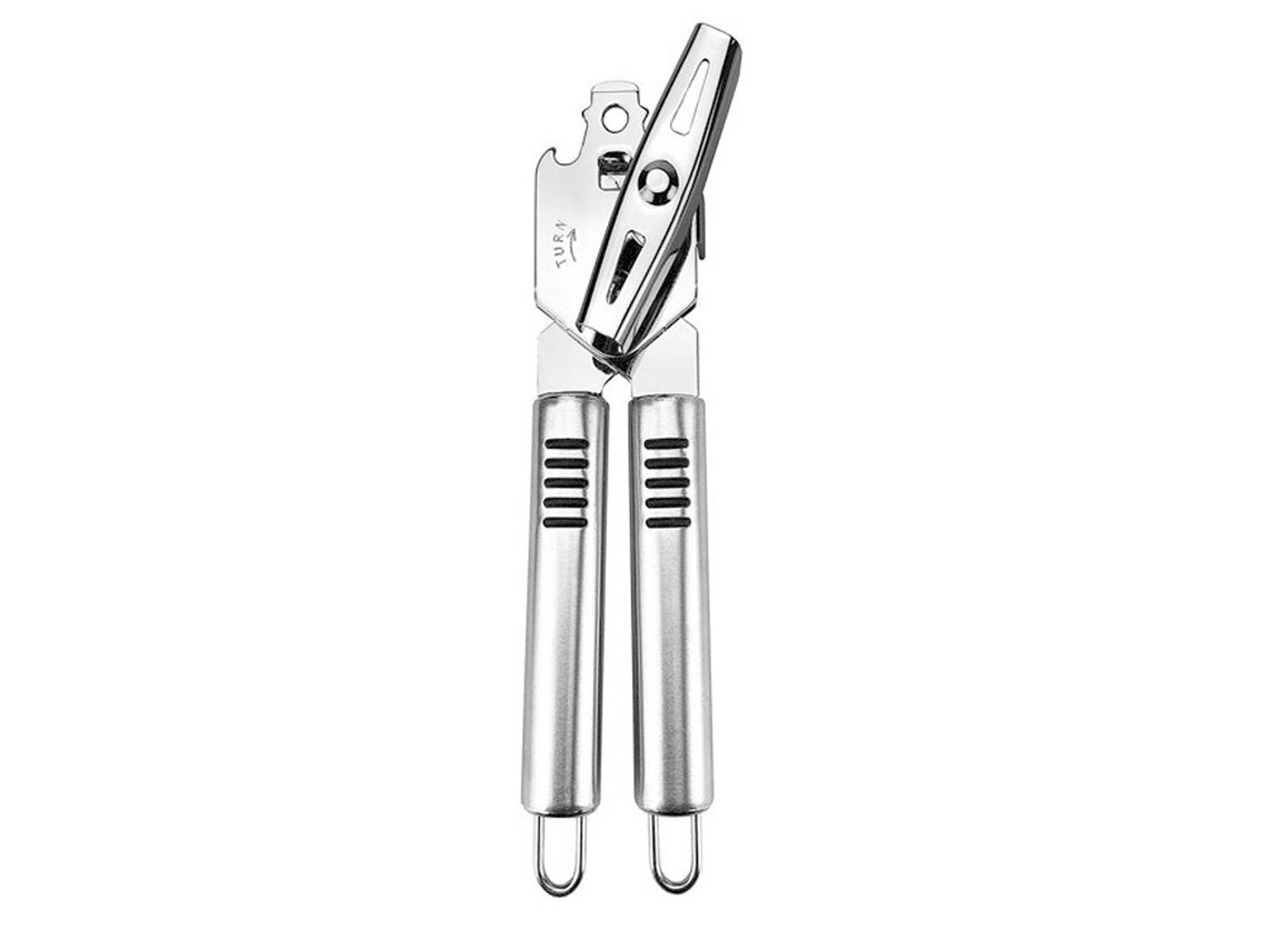 KOFIHETY Abridor de Latas Manual en Acero Inoxidable con Mango Antideslizante para Accesorios de Cocina